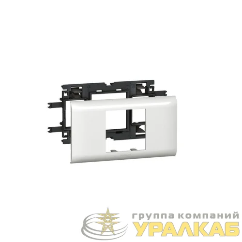 Суппорт 2мод. Mosaic для кабель-канала DLP с крышкой 65мм Leg 010952 детальная картинка