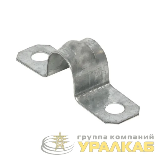 Скоба крепежная двухлапковая d14-15мм метал. (уп.10шт) PROxima EKF sm-2-14-15-r детальная картинка