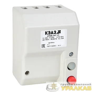Выключатель автоматический 3п 2.5А 10Iн 0.4кА АП50Б 3МТ У3 400В AC КЭАЗ 
