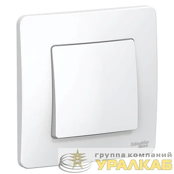 Переключатель проходной 1-кл. СП Blanca 10А IP20 (сх. 6) 250В бел. SE BLNVS010601