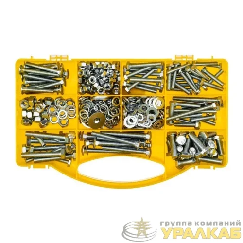 Набор болтов гаек и шайб (450шт/уп) Kranz 