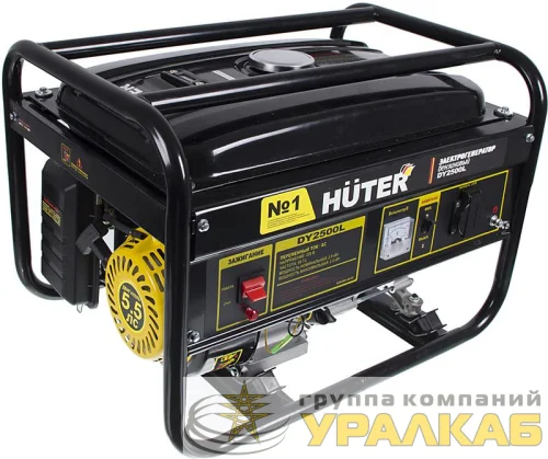 Бензогенератор DY2500L 1ф 2000Вт ручной стартер HUTER 