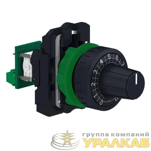 Потенциометр в сборе пласт. основание 10кОм SchE 