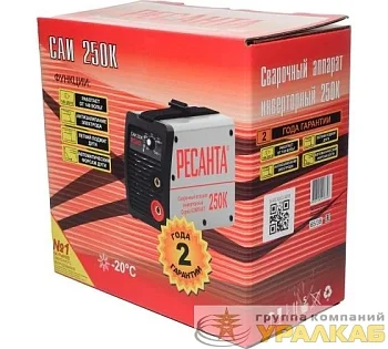 Инвертор сварочный САИ-250К 250А d6 140-240В IP21 (компактный) Ресанта 