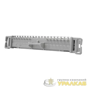 Плинт с размыкаемыми контактами на 10 пар нормальнозамкнутый маркировка 0-9 SUPRLAN 