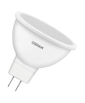 Лампа светодиодная LED STAR MR16 5.2W/830 (замена 60Вт) 5.2Вт пласт. 3000К тепл. бел. GU5.3 500лм 110 град. 220-240В OSRAM 4058075129122