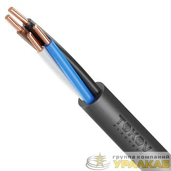 Кабель TOKOV ELECTRIC ВВГнг(А)-LS 4х1.5 ОК (N) 0.66кВ (м) УТ000028402