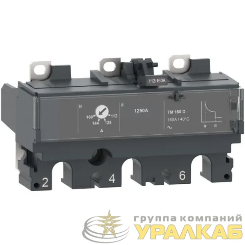 Расцепитель NSX160 AC 3П3Т 125А TMD SchE 