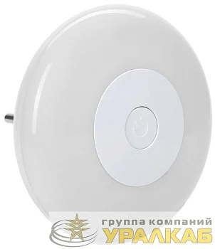 Светильник-ночник 008 круг RGB+бел. 220В IEK LDNN0-008-RD-P-03-S-K01