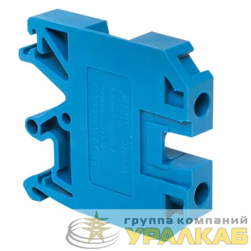 Колодка клеммная JXB-6/35 (50а) син. EKF plc-jxb-6/35b детальная картинка