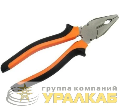 Плоскогубцы (пассатижи) 200мм двухкомпонентн. рукоятки никелир. Вихрь 73/6/3/8 детальная картинка