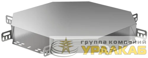 Ответвитель для лотка 50х200мм Х-образ. IEK CLP1X-050-200 детальная картинка