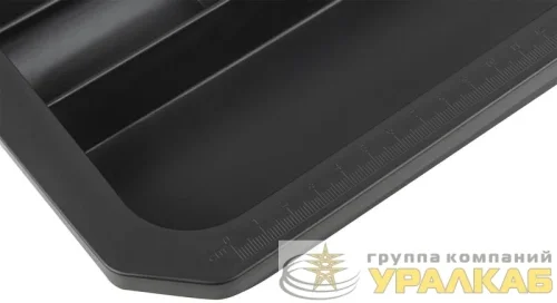 Ящик для инструмента пластиковый 20дюйм 500х280х225мм металл. замки. алюм. ручка FIT 