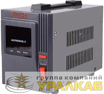 Стабилизатор напряжения АСН-500/1-Ц 1ф 0.5кВт IP20 релейный Ресанта 63/6/1