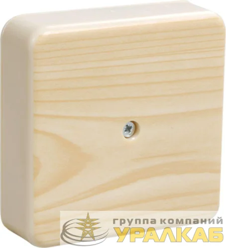 Коробка распаячная ОП 100х100х44 IP20 КМ41222-04 (6 клем. 6кв.мм) сосна IEK UKO10-100-100-044-K34 детальная картинка