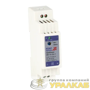Блок питания OptiPower DR-15-24-1 КЭАЗ 