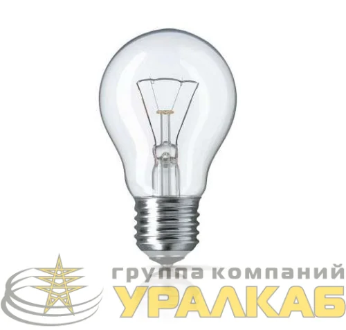 Лампа накаливания Б 40Вт E27 230В (верс.) Лисма 302449700\302467600 детальная картинка