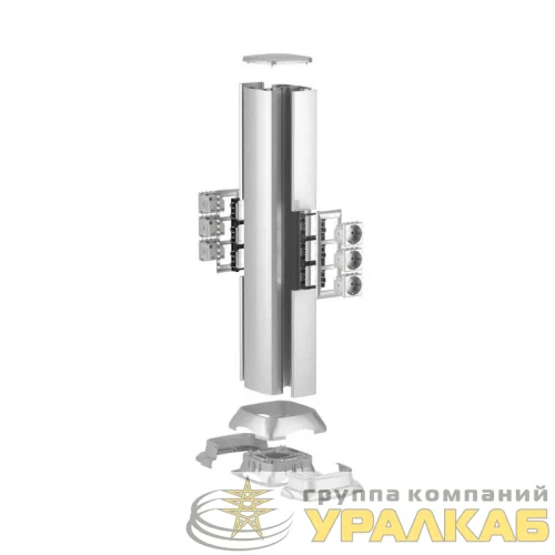 Колонна для эл. установ. 710мм алюм. сер. мет. DKC 09591 детальная картинка