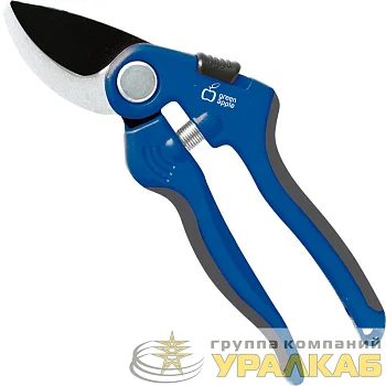 Секатор плоскостной. пластик Green Apple 