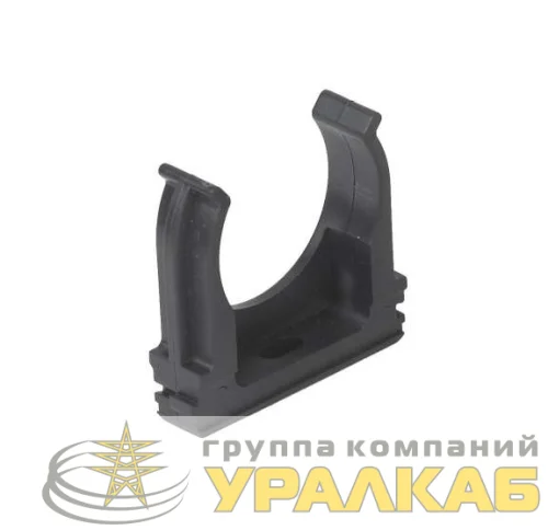 Держатель для труб (клипса) d25мм пластик черн. Ruvinil К01125Ч детальная картинка