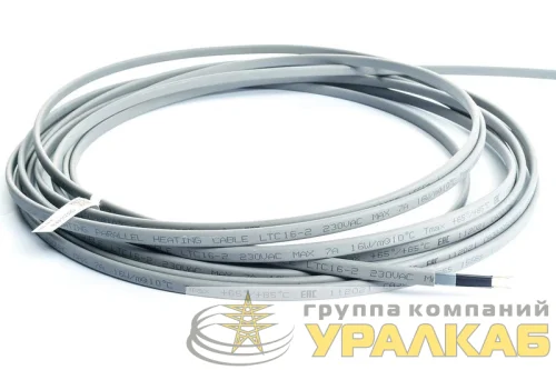 Кабель нагревательный саморег. 16Вт/м 17AWG бытового применения для стальных трубопроводов неэкранир. термопласт Extherm LXTC16-2 детальная картинка