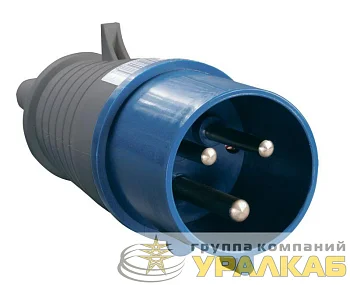 Вилка эл. каб. 32А 2P+PE 220В IP44 ССИ-023 IEK PSR01-032-3