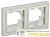 Рамка 2-м IP44 BRITE РУ-2-БрКр-44 беж. IEK BR-M22-44-K10