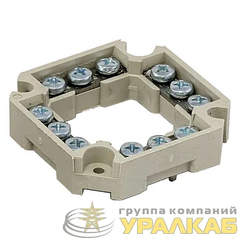 Клеммник для распаячных и универсальных коробок шаг крепления 60мм PROxima EKF plc-020-017