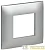 Рамка 1-м SKANDY SK-F01S серебр. IEK 