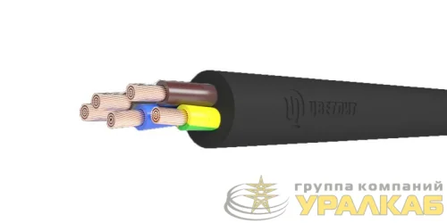 Кабель КГ-ХЛ 5х1.5 (N PE) 220/380-3 (м) Цветлит 