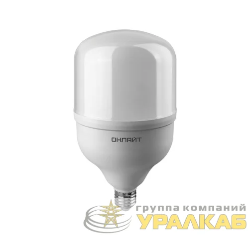 Лампа светодиодная высокомощная 82 906 OLL-T140-70-230-840-E27E40 70Вт 4000К нейтр. бел. E27/E40 5300лм 176-264В ОНЛАЙТ 82906 детальная картинка