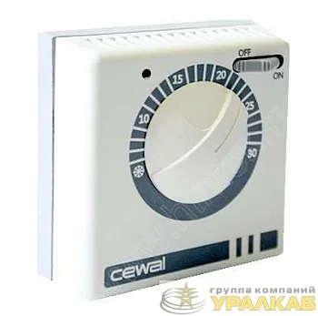 Термостат ОП для систем инфр. обогр. IP20 (вкл/выкл) Cewal 