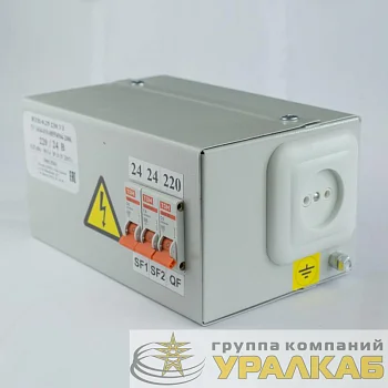 Ящик с понижающим трансформатором ЯТП 0.25 220/12В (3 авт. выкл.) Кострома ОС0000002359