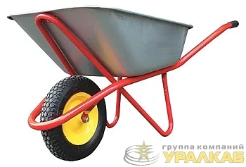 Тачка строительная 110л грузоподъемность 220кг Профи FIT 