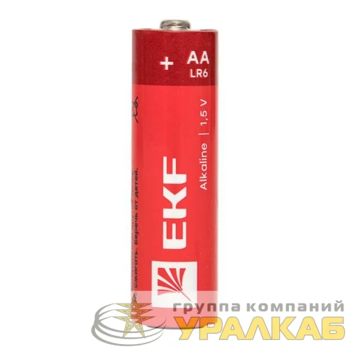 Элемент питания алкалиновый AA/LR6 (блист.4шт) EKF LR6-BL4 детальная картинка