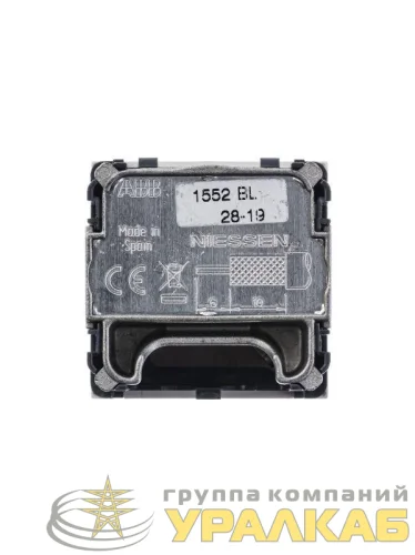 Розетка TV-R-SAT 2мод. Zenit с накладкой бел. ABB 2CLA225130N1101 детальная картинка