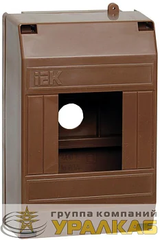 Корпус ОП КМПн 1/4 Krepta 3 IP20 для 4-х авт. выкл. пластик. дуб IEK 