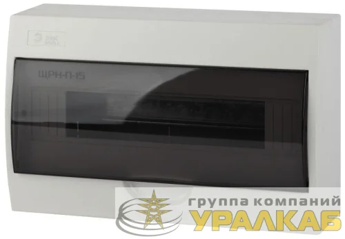 Бокс ЩРН-П-15 мод. навесной пластик IP41 SIMPLE NO-box_simple-plastic_15_surface ЭРА 