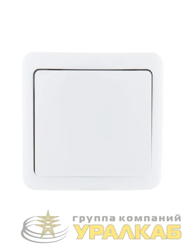 Выключатель 1-кл. 1п ОП Viola 10А IP20 бел. LEZARD 