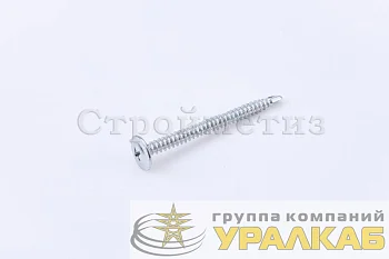 Саморез 4.2х13 металл-металл с прессшайбой сверло цинк (уп.200шт) коробка СТРОЙМЕТИЗ UTORM2060053