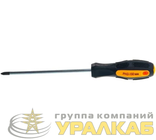 Отвертка крестовая PH2 150мм Вихрь 73/6/2/2 детальная картинка