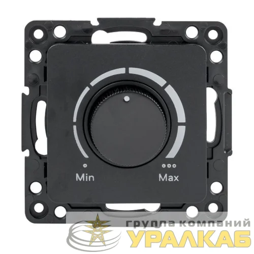 Механизм светорегулятора Стокгольм 600Вт 220В черн. PROxima EKF EZD06-101-10 детальная картинка