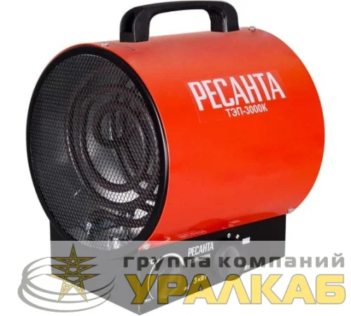 Пушка тепловая электрическая ТЭП-3000К кругл. Ресанта 67/1/8 детальная картинка