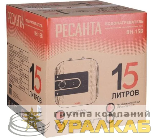 Водонагреватель накопительный ВН-15В Ресанта 74/5/6 детальная картинка