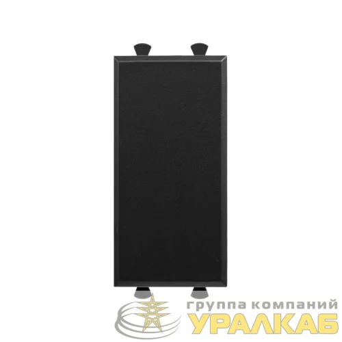 Заглушка модульная 1мод. Avanti "Черный матовый" DKC 4412991 детальная картинка