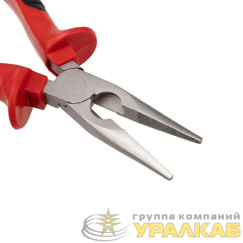 Тонкогубцы 160мм двухкомпонентн. рукоятки никелир. Rexant 