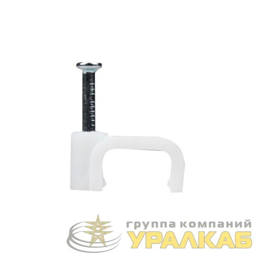 Скоба крепежная квадратная плоская 9мм (уп.50шт) EKF 