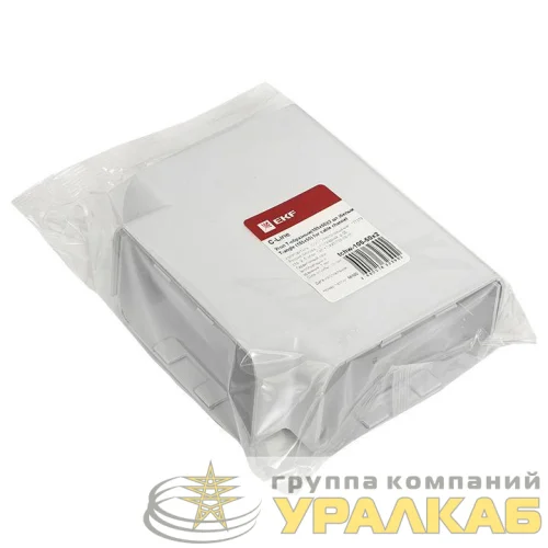 Угол T-образный 105х50 C-Line бел. (уп.2шт) EKF tchw-105-50x2 детальная картинка