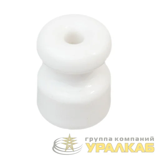 Изолятор ОП керамика бел. (уп.50шт) Bironi R1-551-01-50 детальная картинка