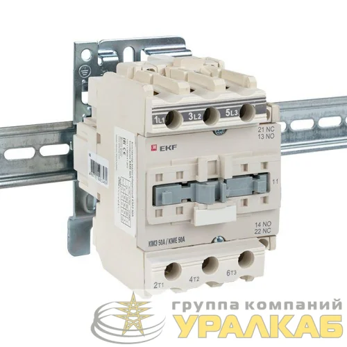 Контактор КМЭ 50А кат. 220В AC 1НО+1НЗ EKF ctr-s-50-220 детальная картинка